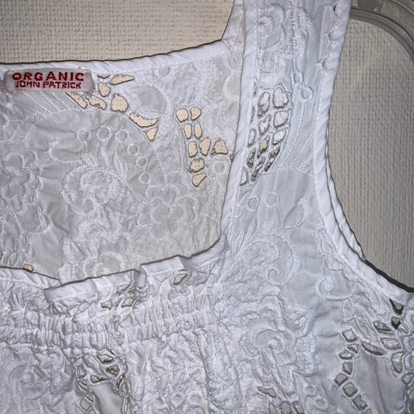 Organic John Patrick White Lace top - Picture 4 of 16
